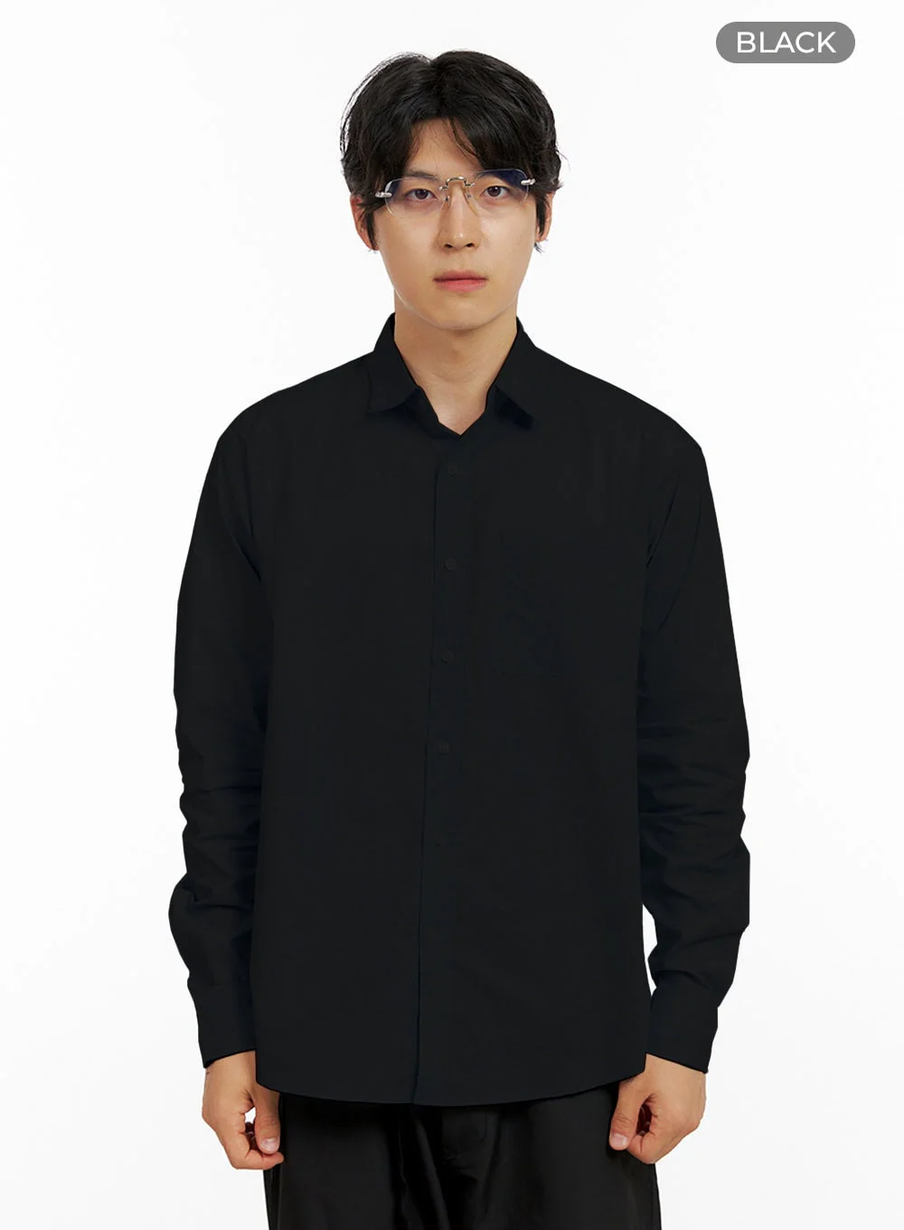 Men's Classic Button Shirt IG409 - Image 9