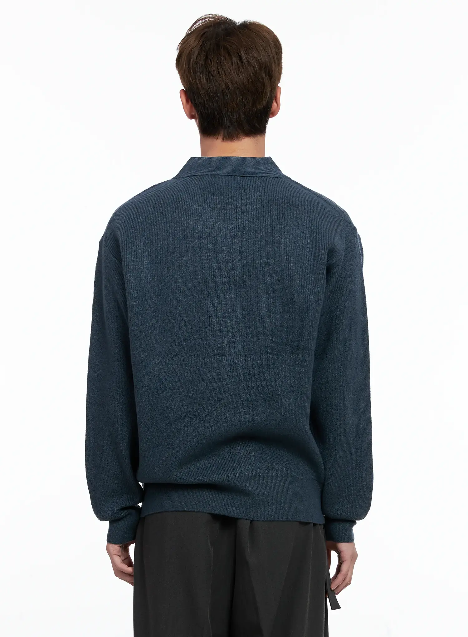 Men's Classic Button Up Knit Sweater IO506 - Image 5