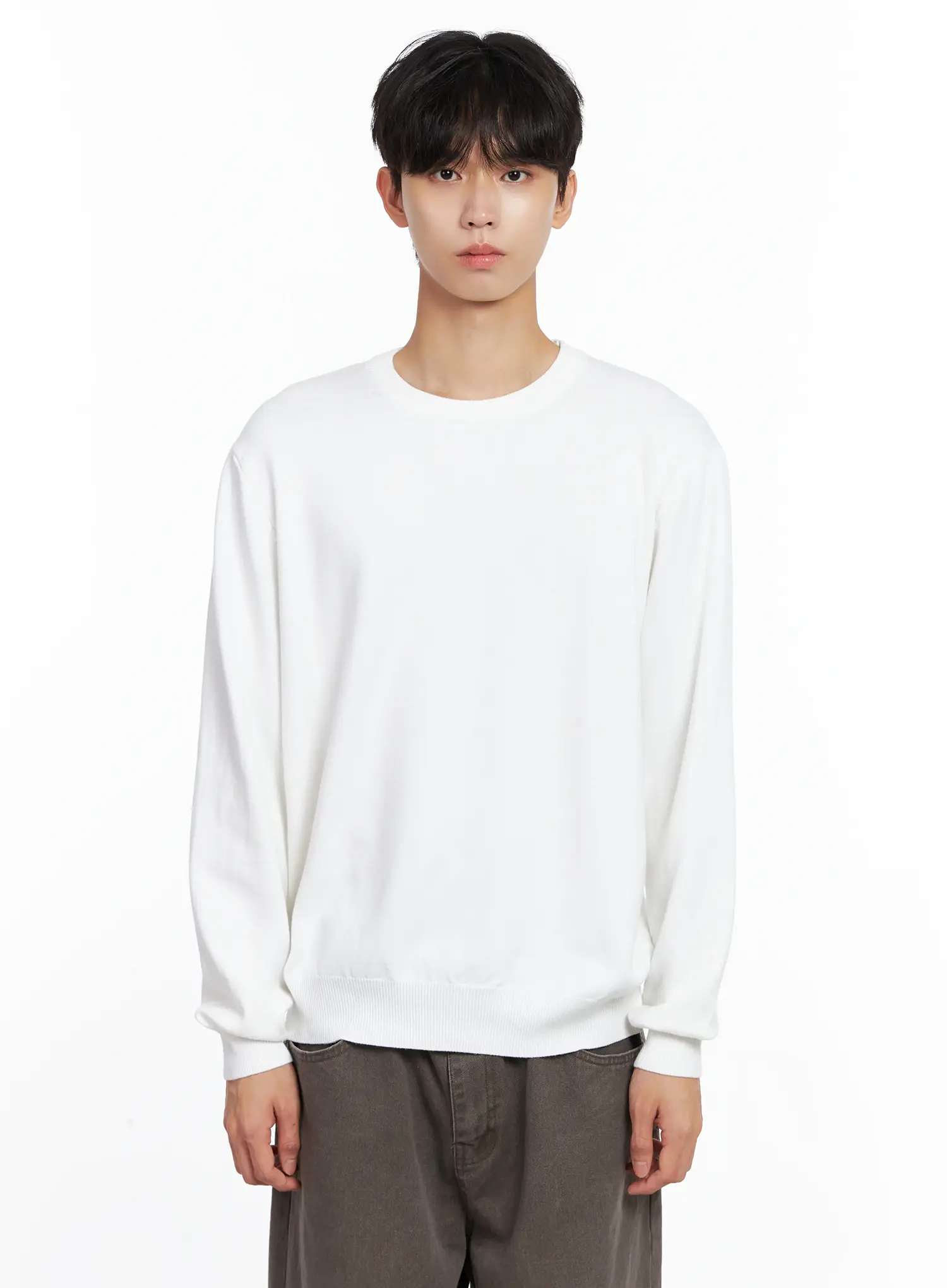 Men's Classic Crewneck Sweater IS519 - Image 14