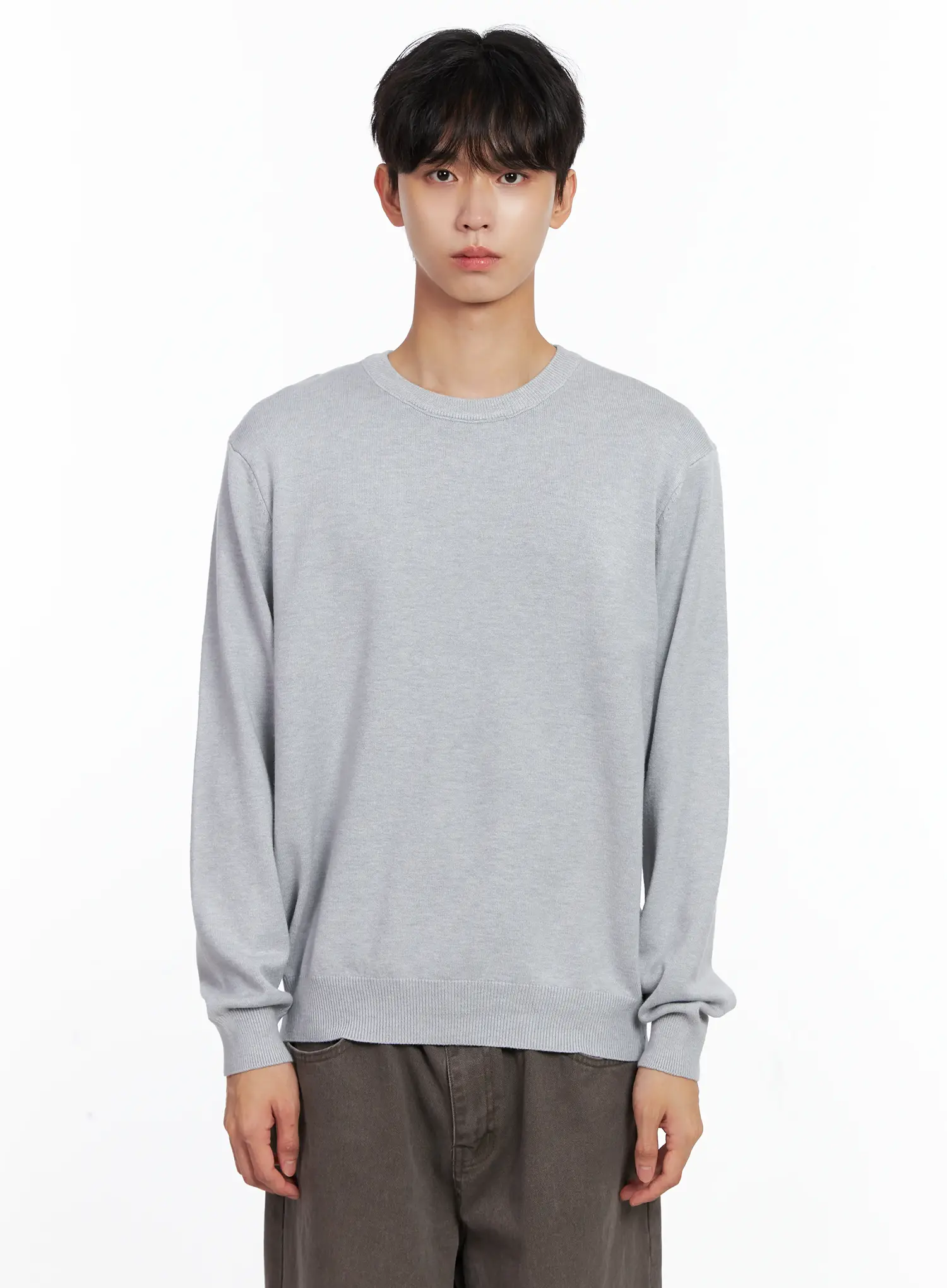 Men's Classic Crewneck Sweater IS519 - Image 15