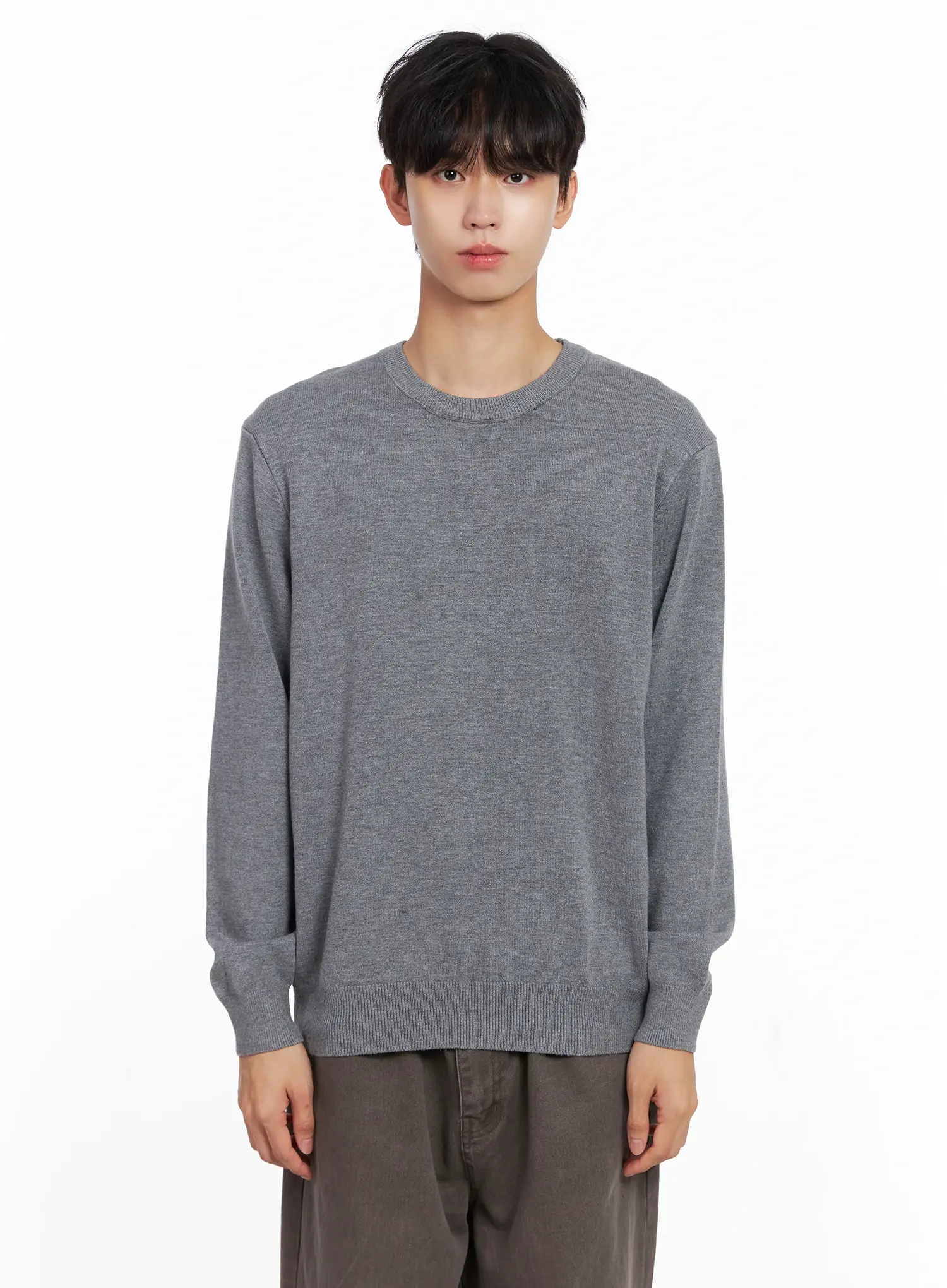 Men's Classic Crewneck Sweater IS519 - Image 16