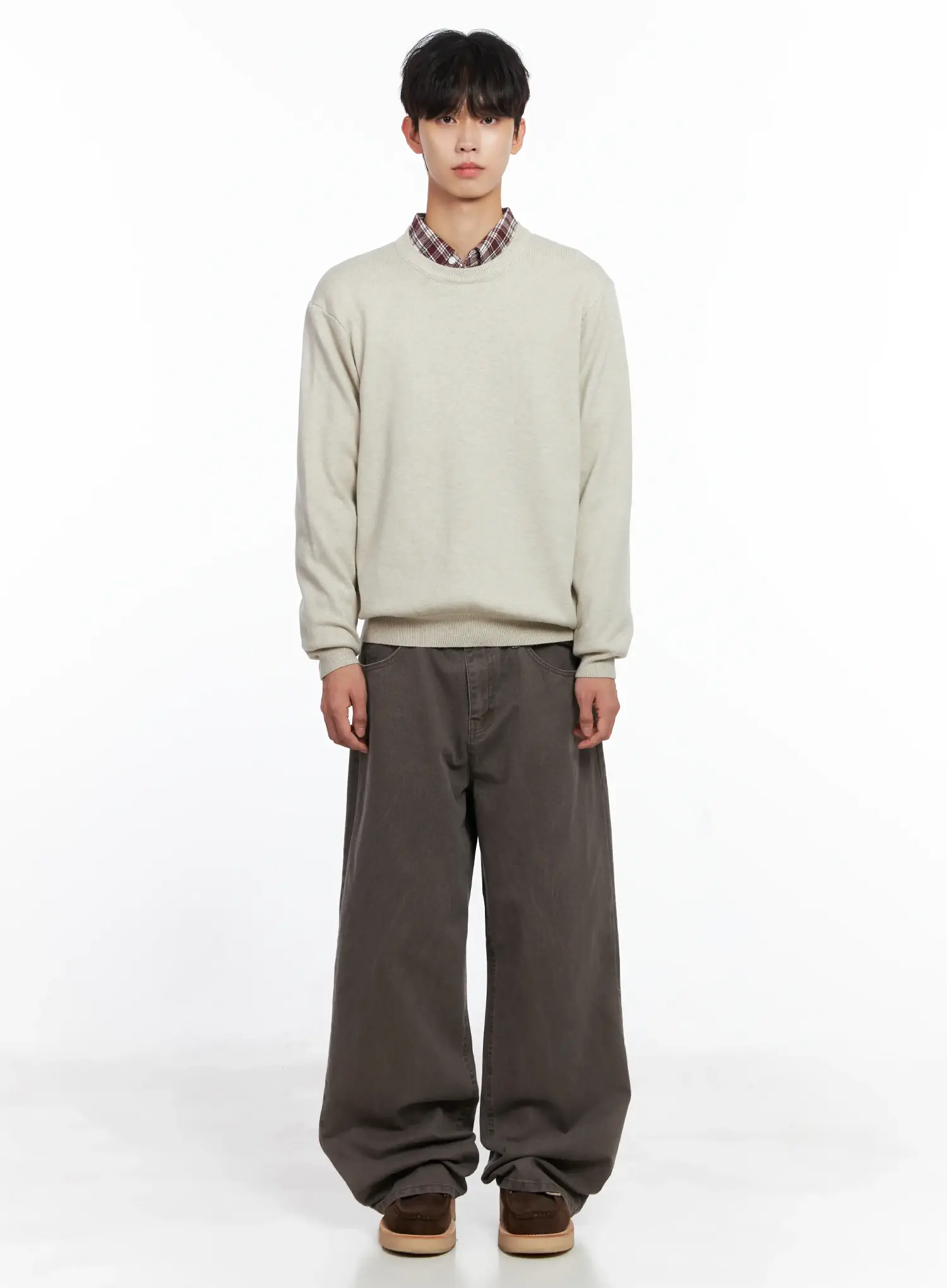 Men's Classic Crewneck Sweater IS519 - Image 3