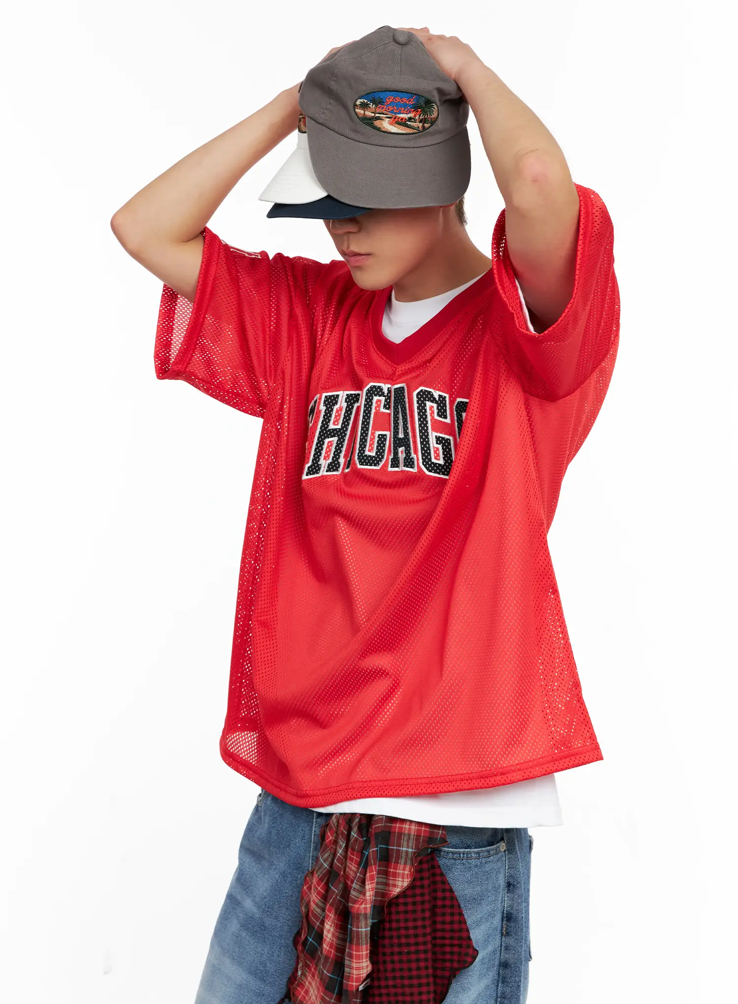 Men's Classic Gingham Scarf IG511