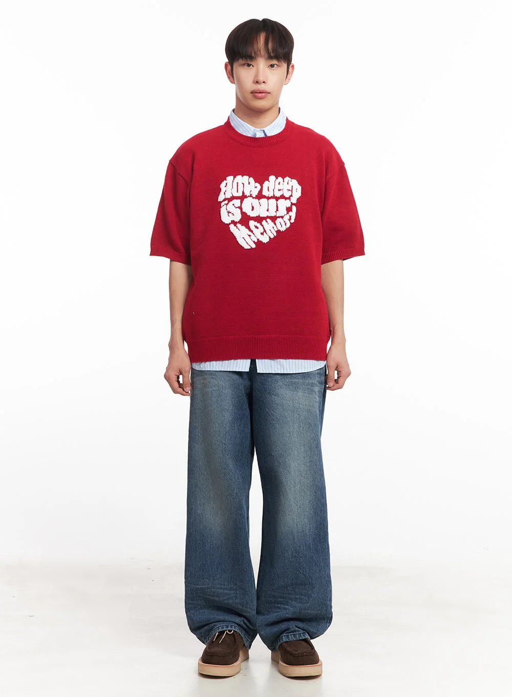 Men's Classic Wide-Fit Jeans IA521 - Image 7