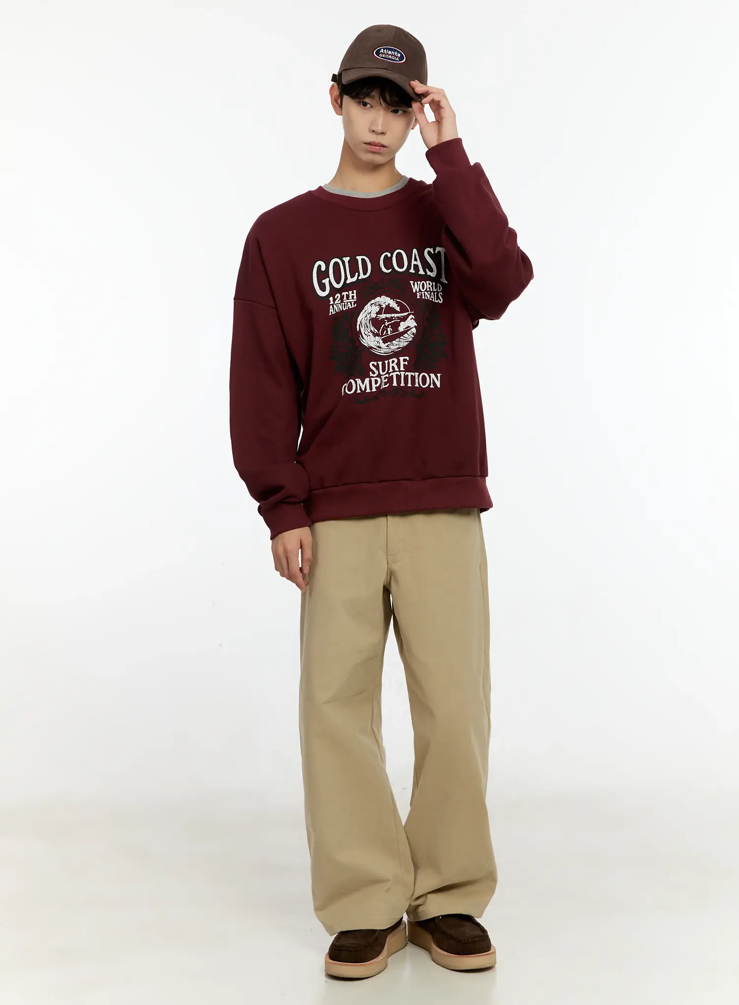 Men's Classic Wide Leg Cotton Pants IN503 - Image 13