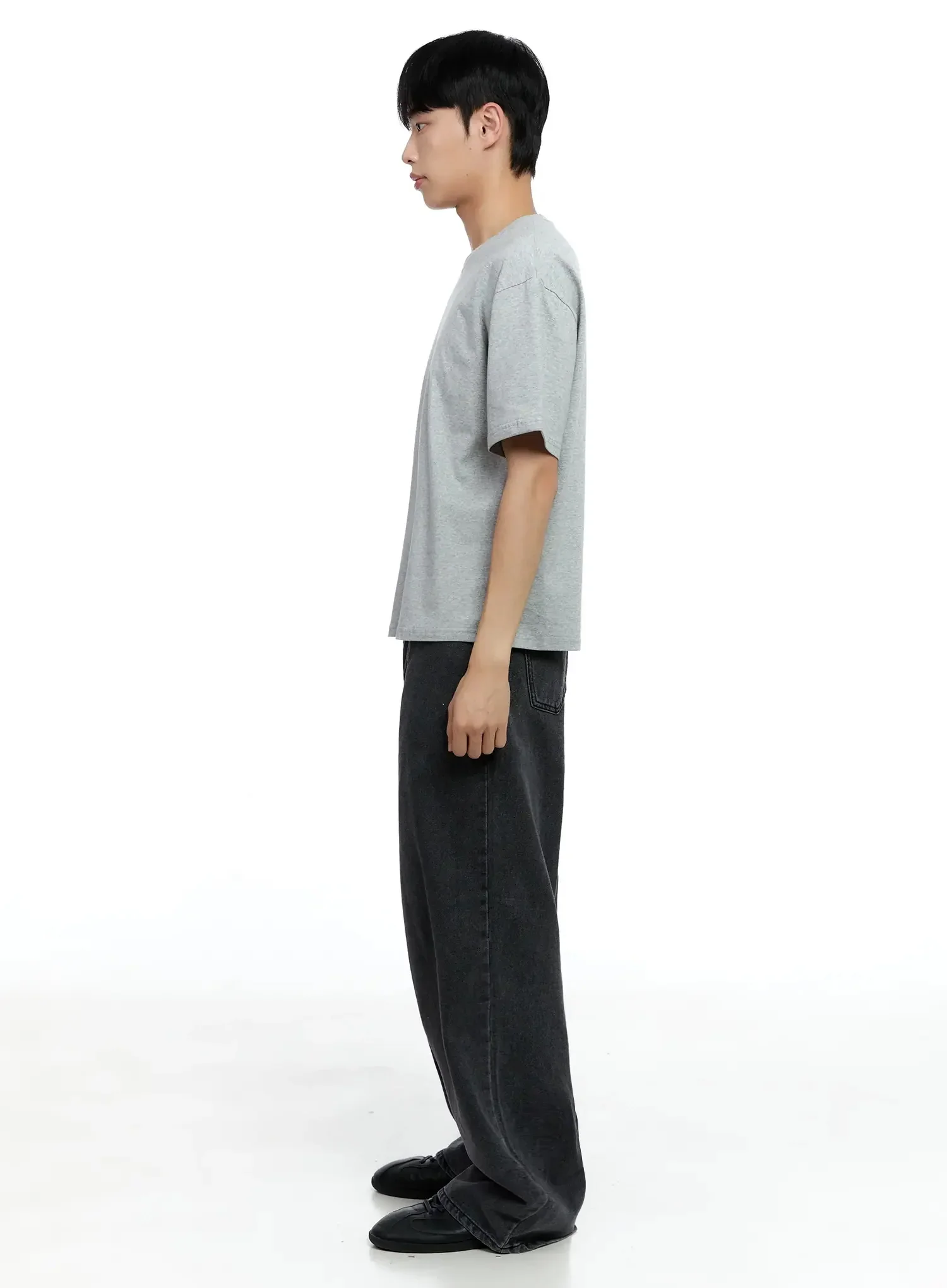 Men's Classic Wide-Leg Jeans IG520 - Image 10