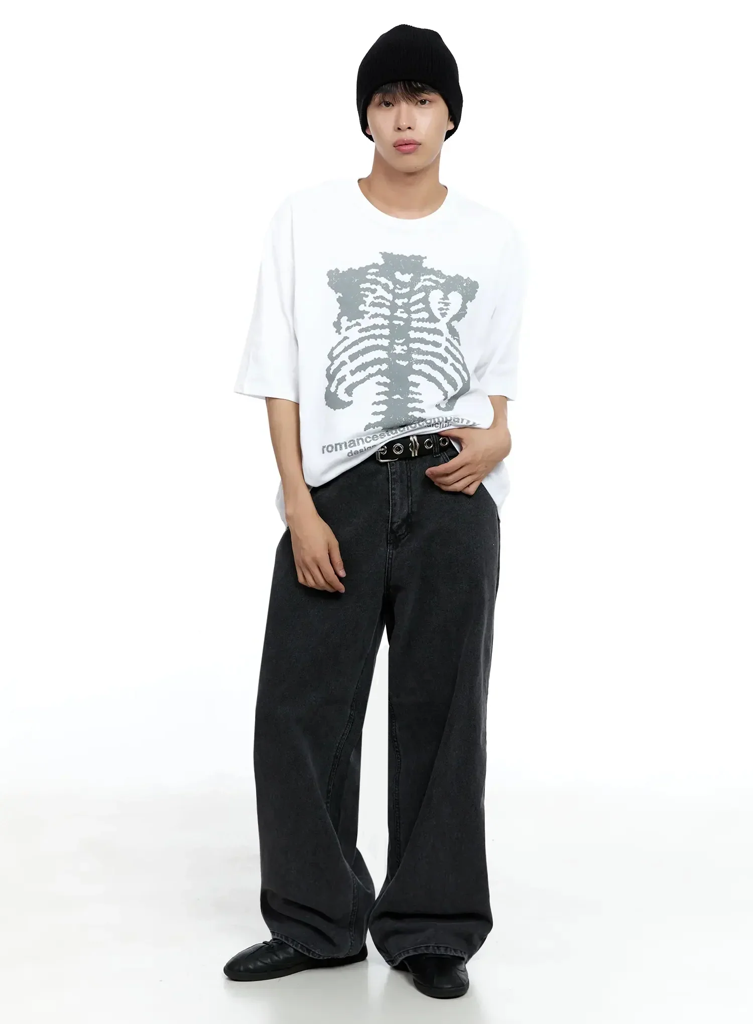 Men's Classic Wide-Leg Jeans IG520 - Image 13