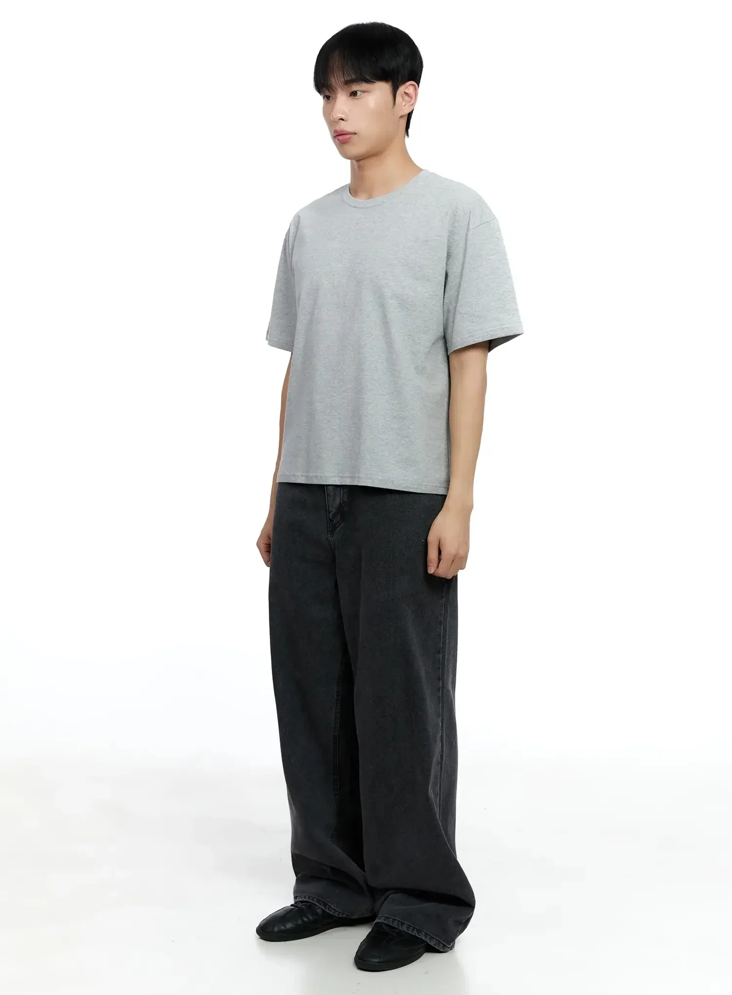 Men's Classic Wide-Leg Jeans IG520 - Image 9