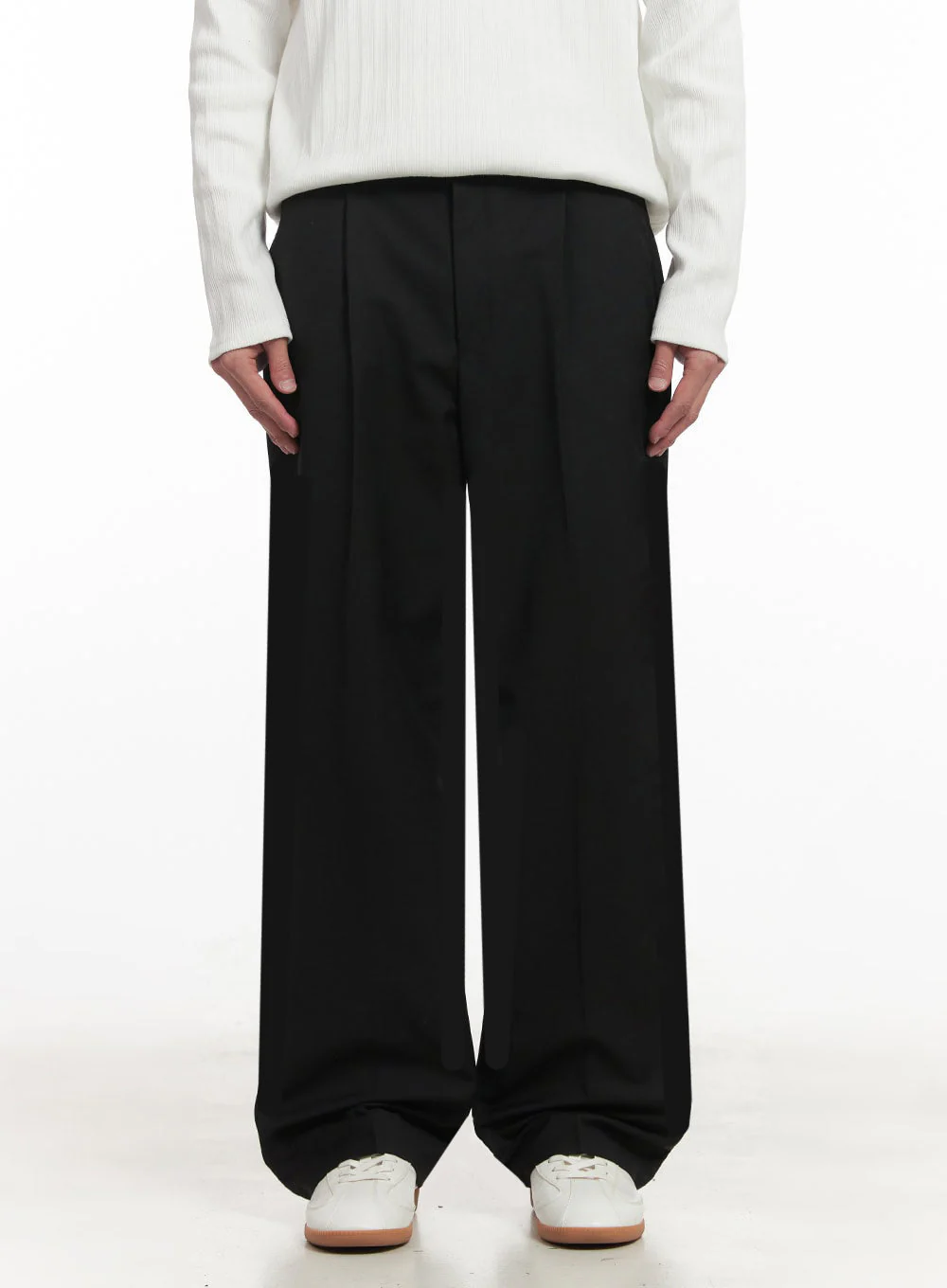 Men's Classic Wide-Leg Slacks IA511 - Image 2