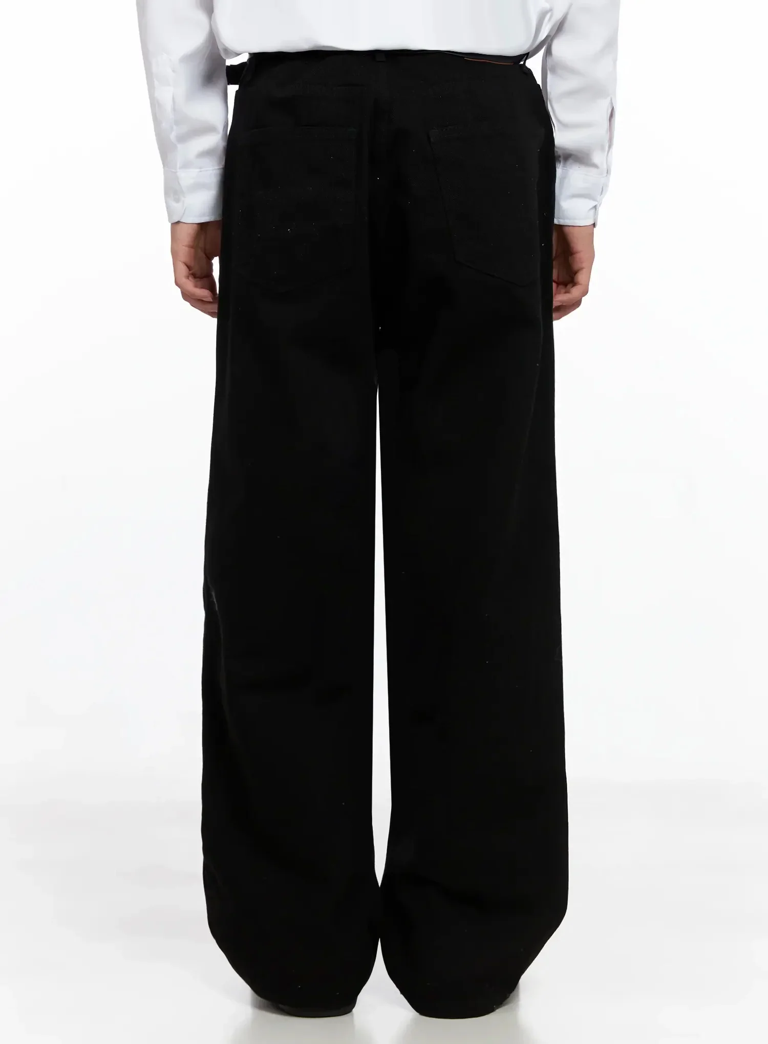 Men's Classic Wide Pants IO517 - Image 7