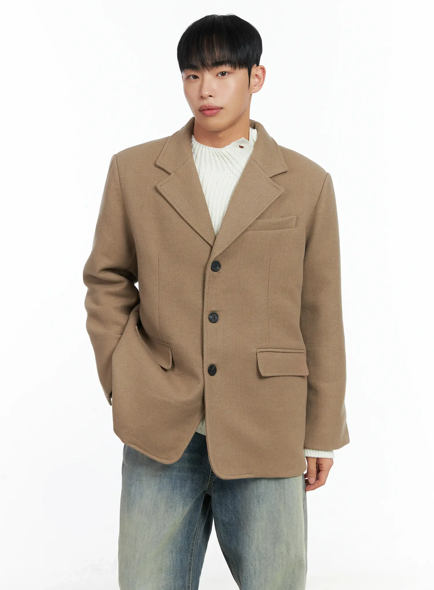 Men's Classic Wool Blazer IN518