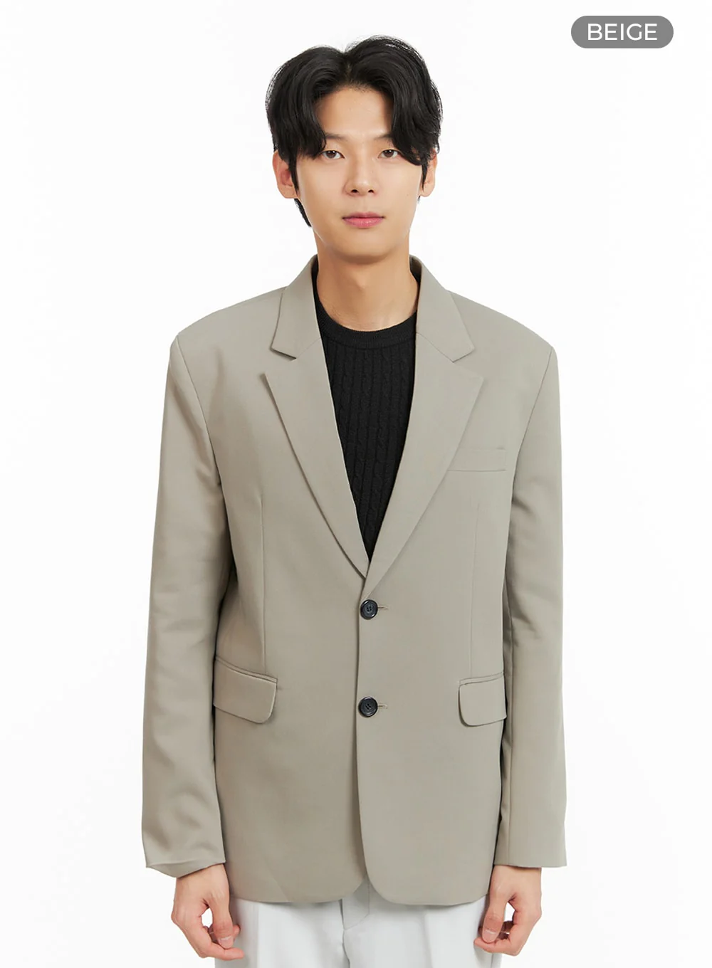 Men's Collar Buttoned Blazer IA402 - Image 9