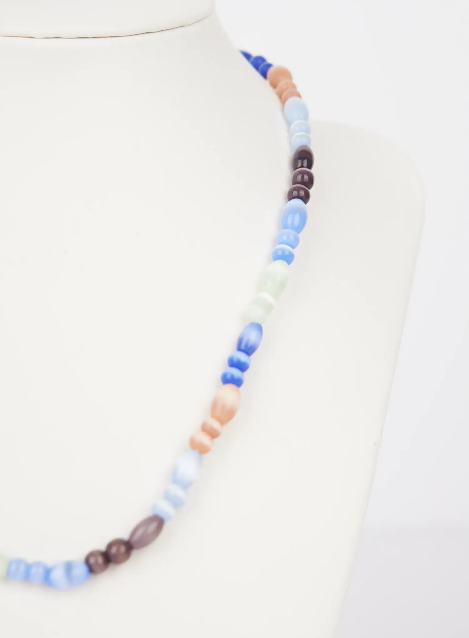 Men's Contrast Beaded Necklace IG515 - Image 11