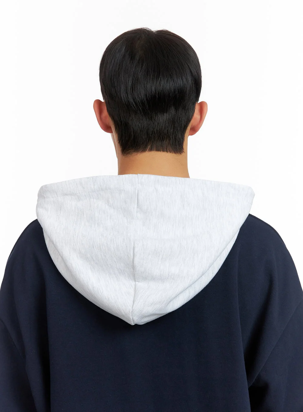 Men's Contrasting Hoodie (Dark Blue) IU412 - Image 6