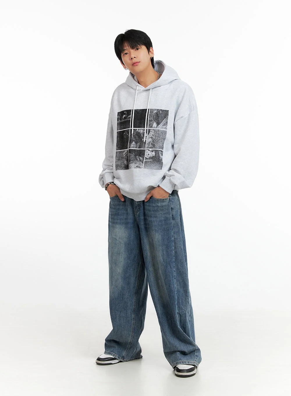 Men's Cotton Graphic Hoodie IG402 - Image 7