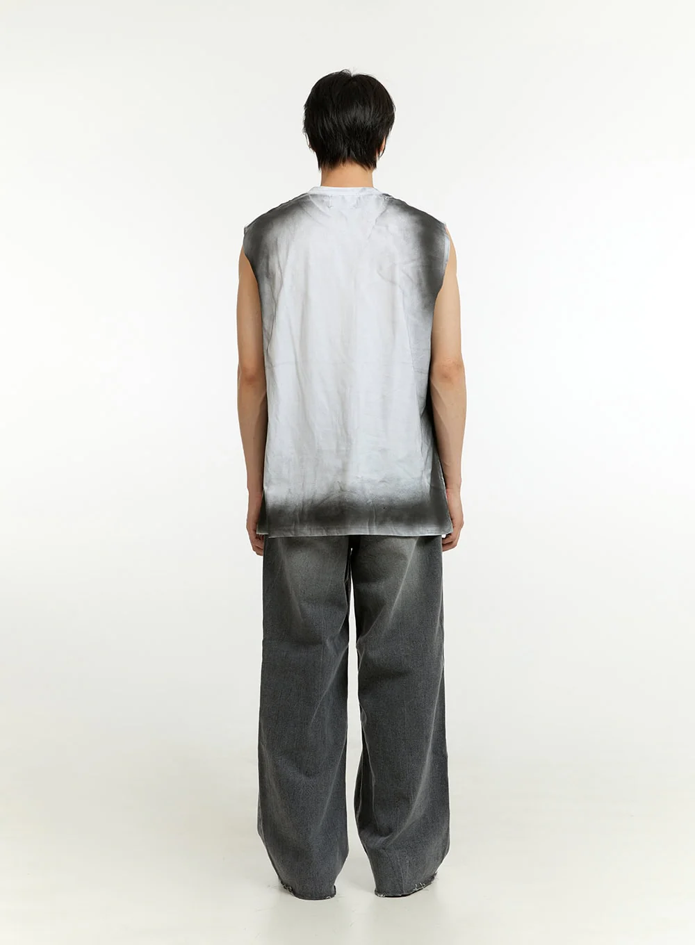 Men's Cotton Graphic Sleeveless T-Shirt IL418 - Image 8