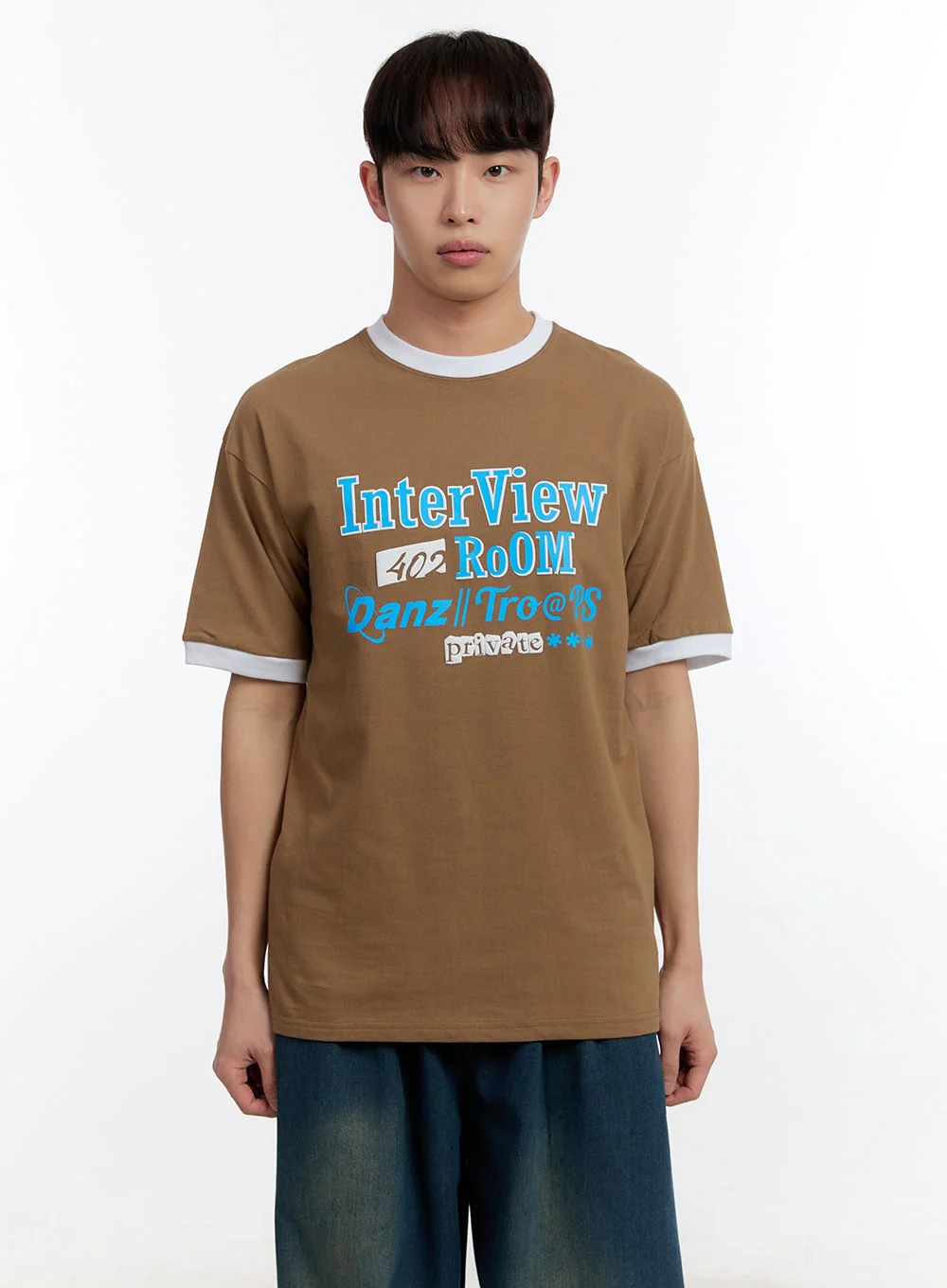 Men's Cotton Graphic T-Shirt IA507