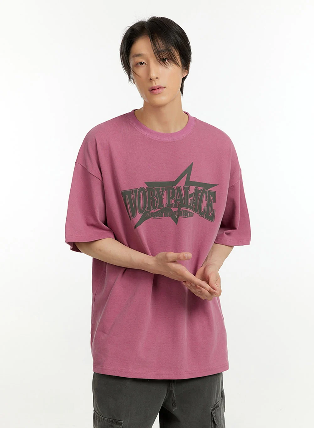 Men's Cotton Graphic T-Shirt IL418 - Image 4