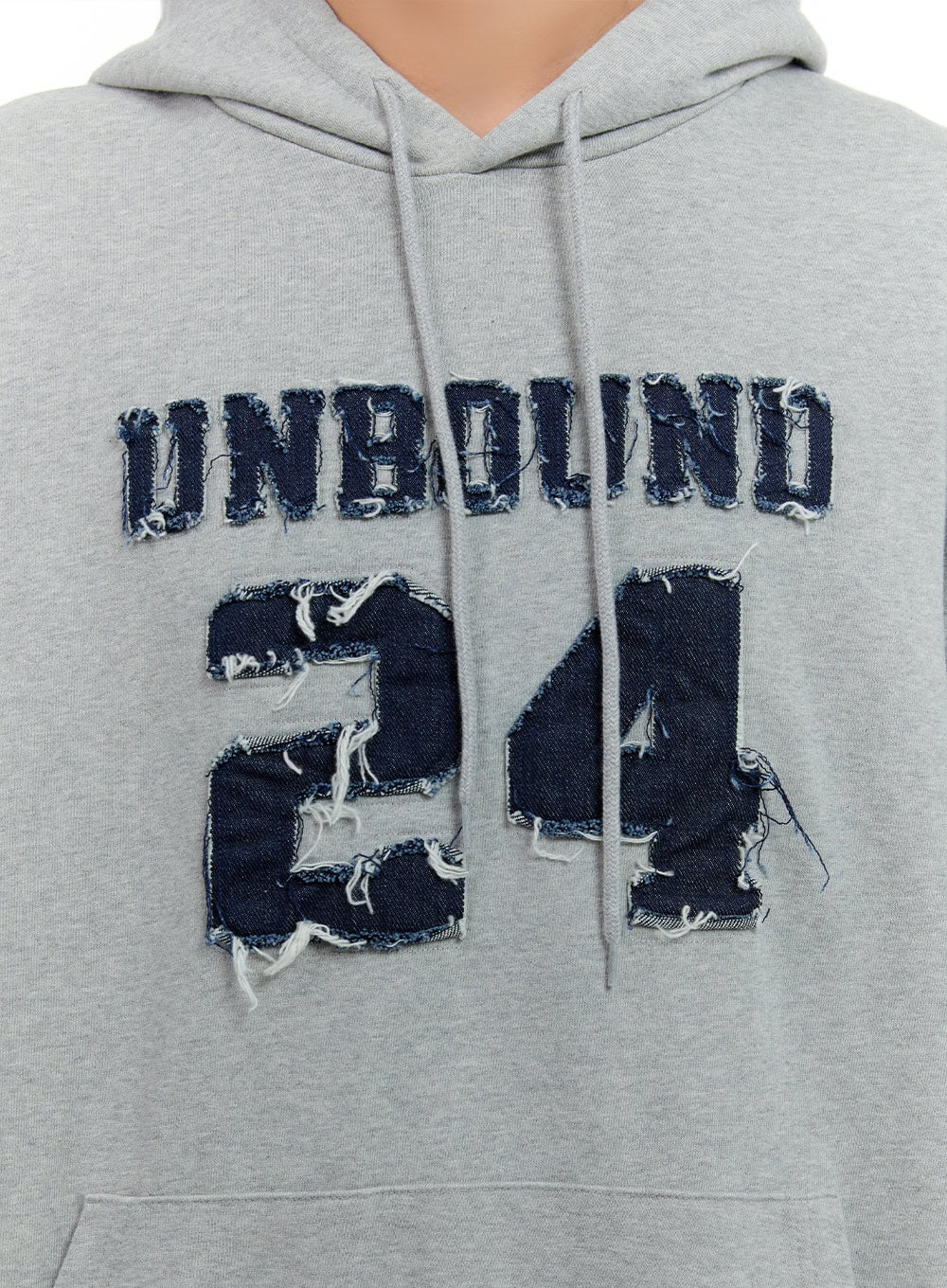 Men's Cotton Patchwork Hoodie IS412 - Image 3