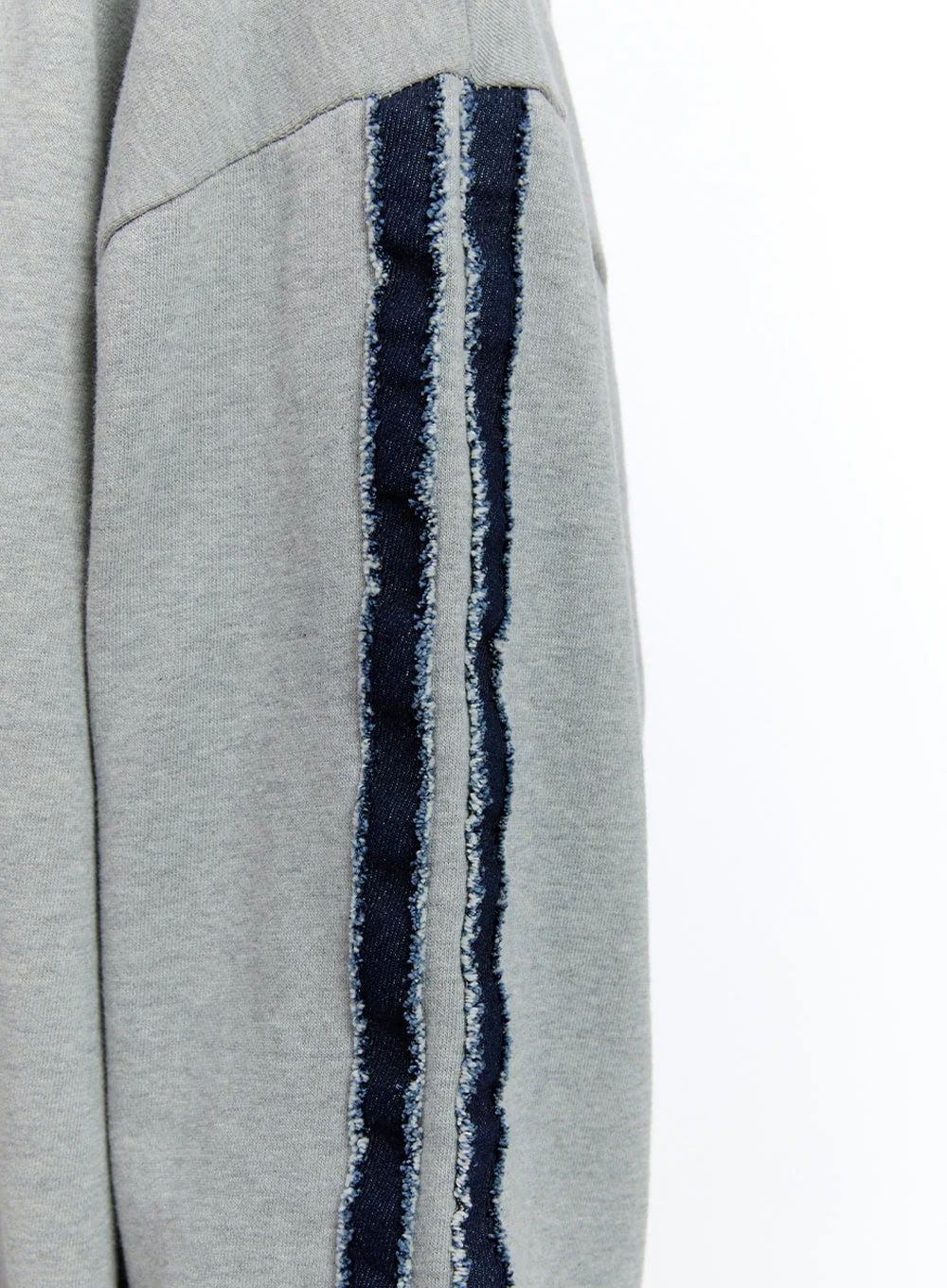 Men's Cotton Patchwork Hoodie IS412 - Image 7