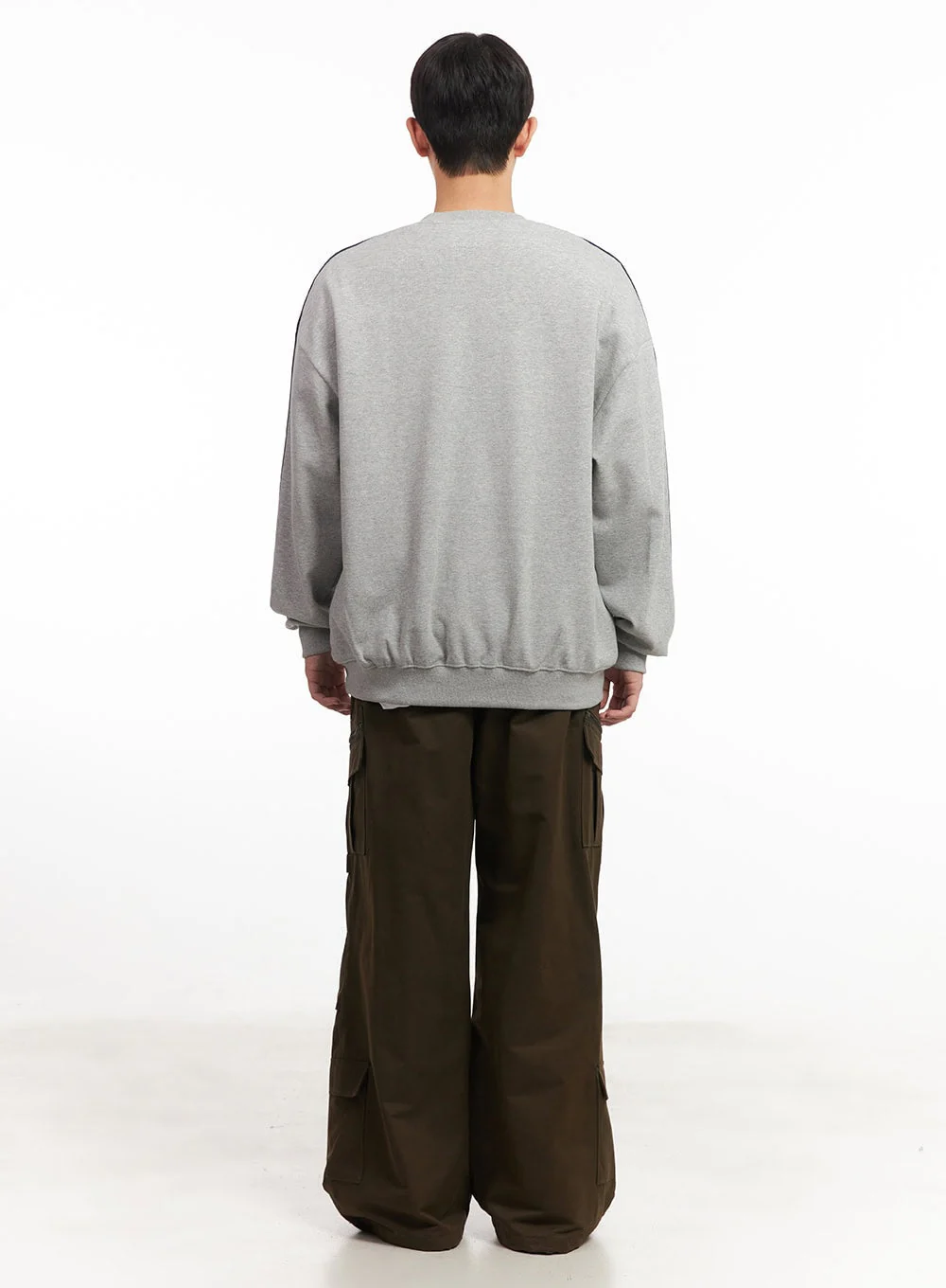 Men's Cotton Pocket Wide-Leg Pants IM528 - Image 12