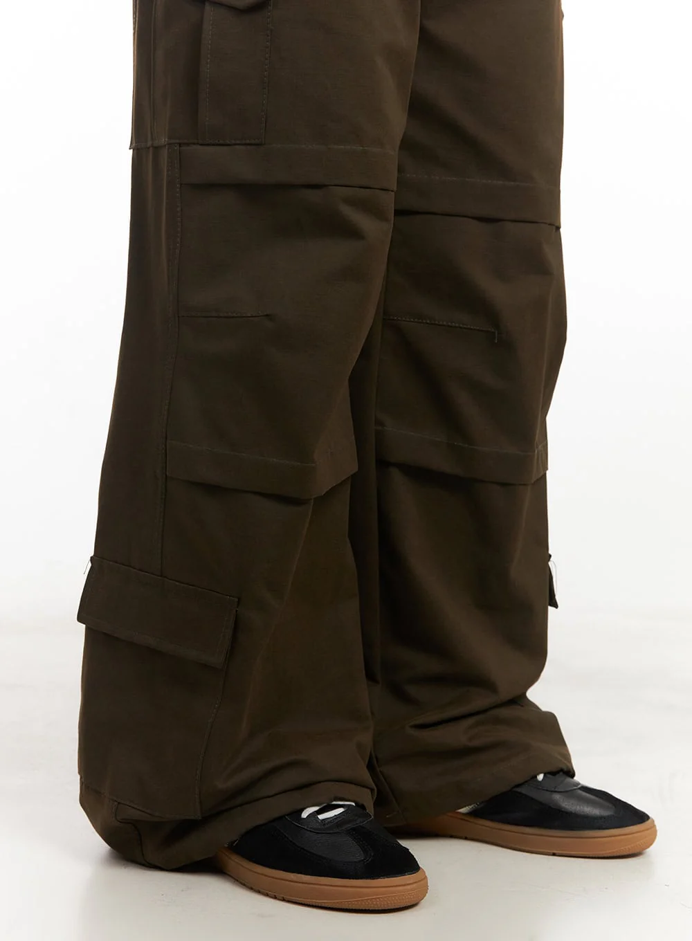 Men's Cotton Pocket Wide-Leg Pants IM528 - Image 6
