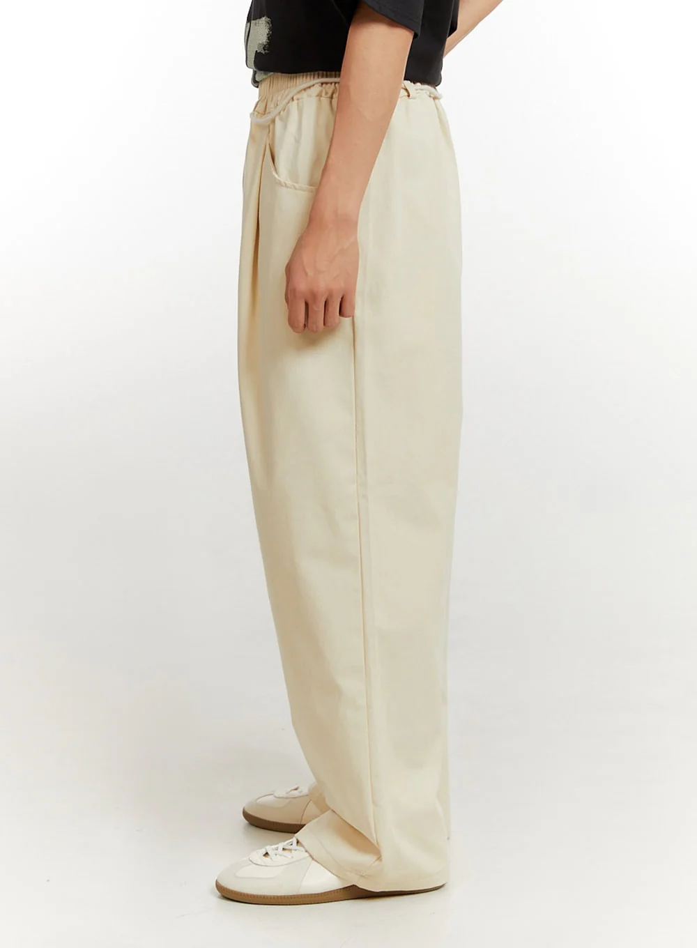 Men's Cotton Wide Fit Pants IU426 - Image 5