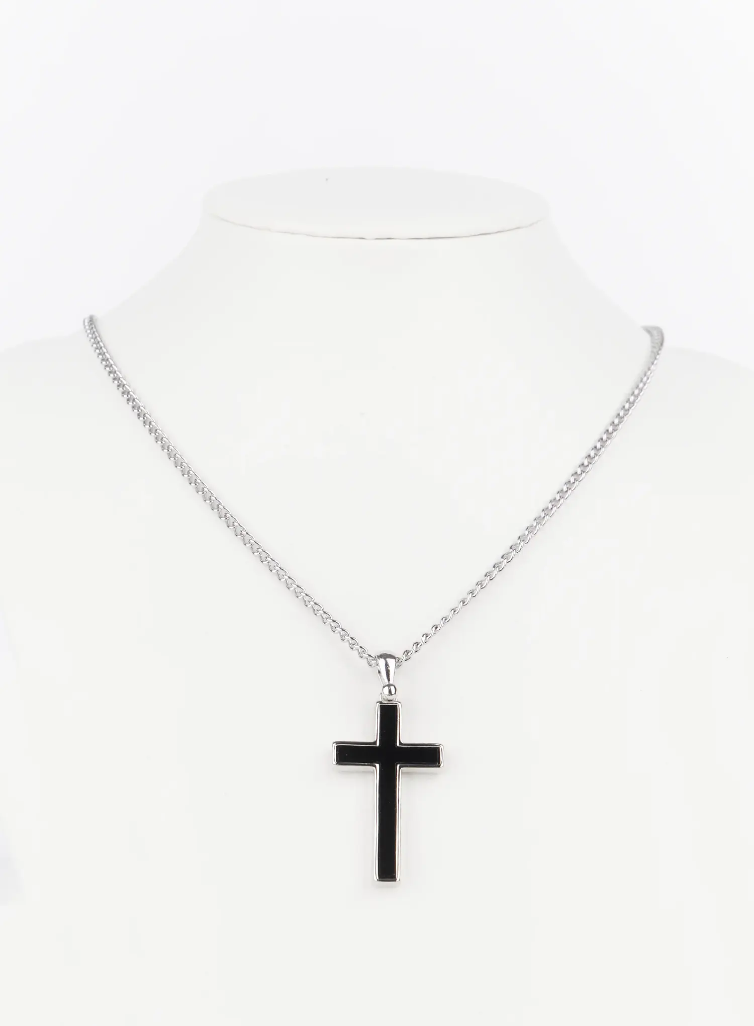 Men's Cross Pendant Necklace IS502 - Image 12