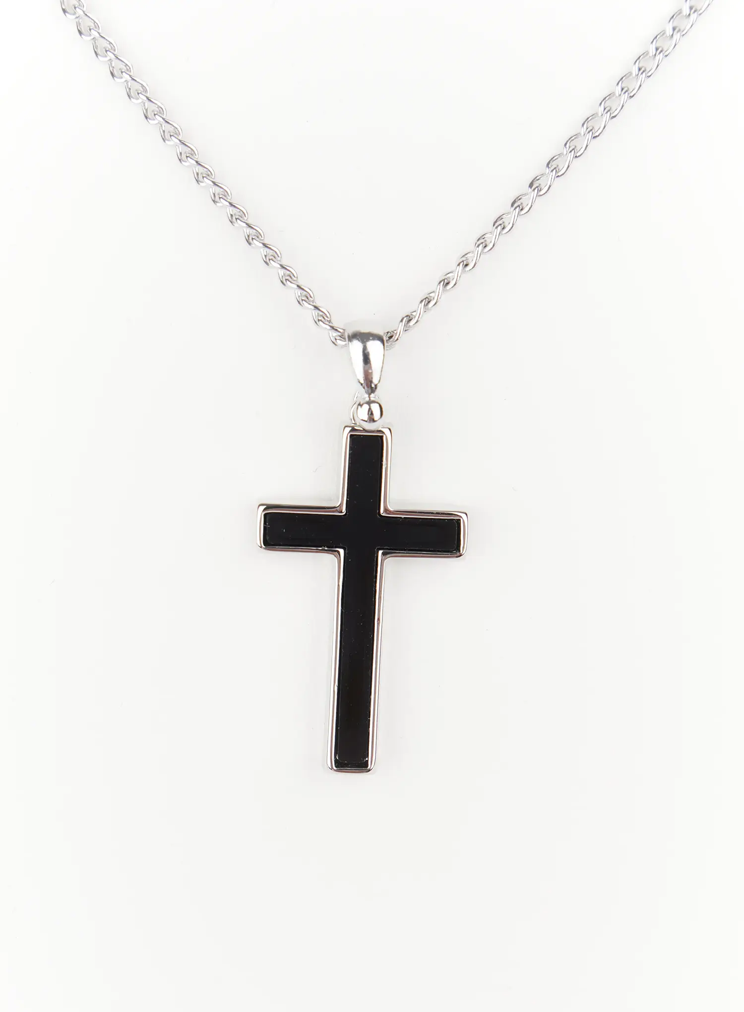 Men's Cross Pendant Necklace IS502 - Image 13