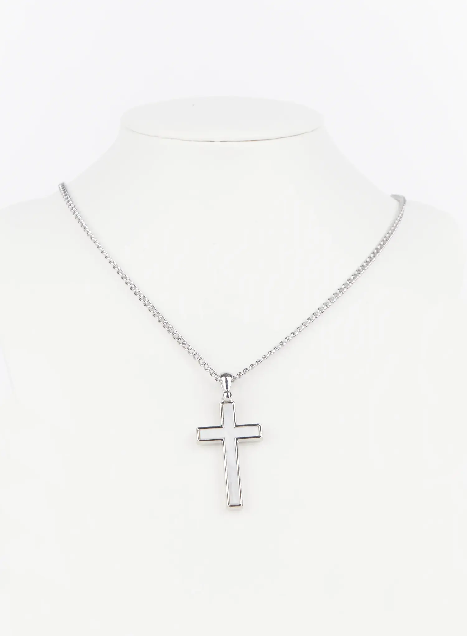 Men's Cross Pendant Necklace IS502 - Image 14