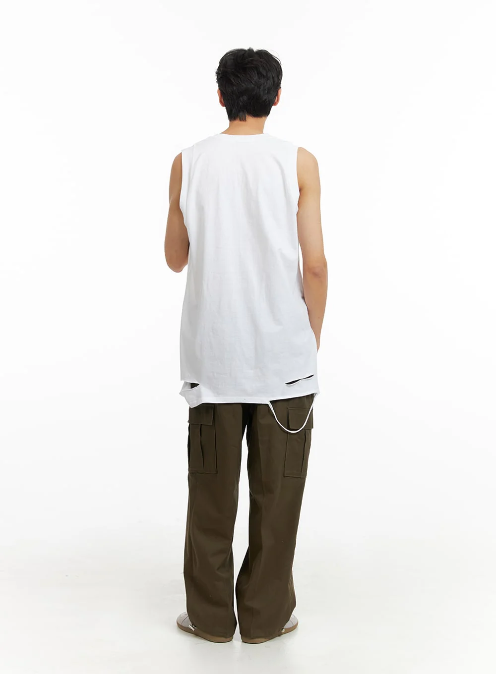 Men's Cut-Out Sleeveless Top IA402 - Image 7