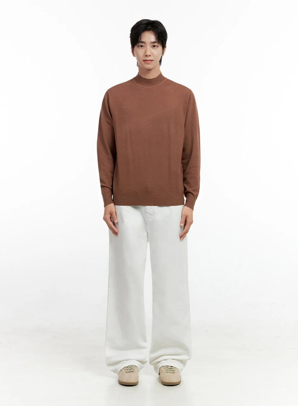 Men's Denim Dream Wide Leg Jeans (White) IN401 - Image 6