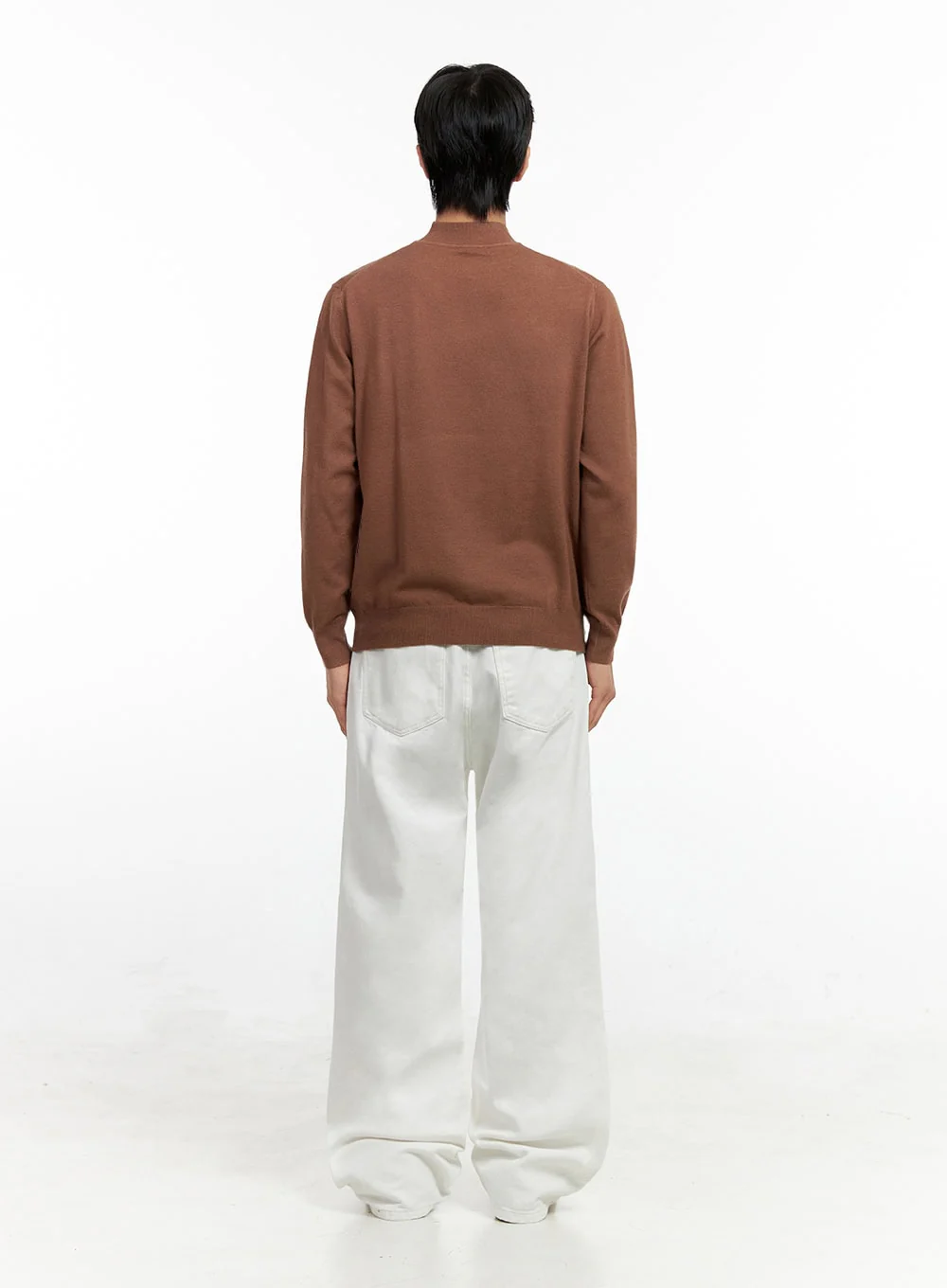 Men's Denim Dream Wide Leg Jeans (White) IN401 - Image 8