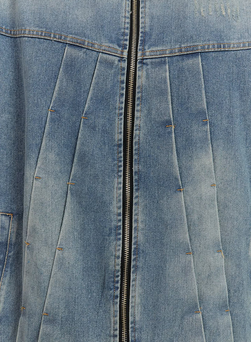 Men's Denim Zip-Up Track Jacket IF528 - Image 7