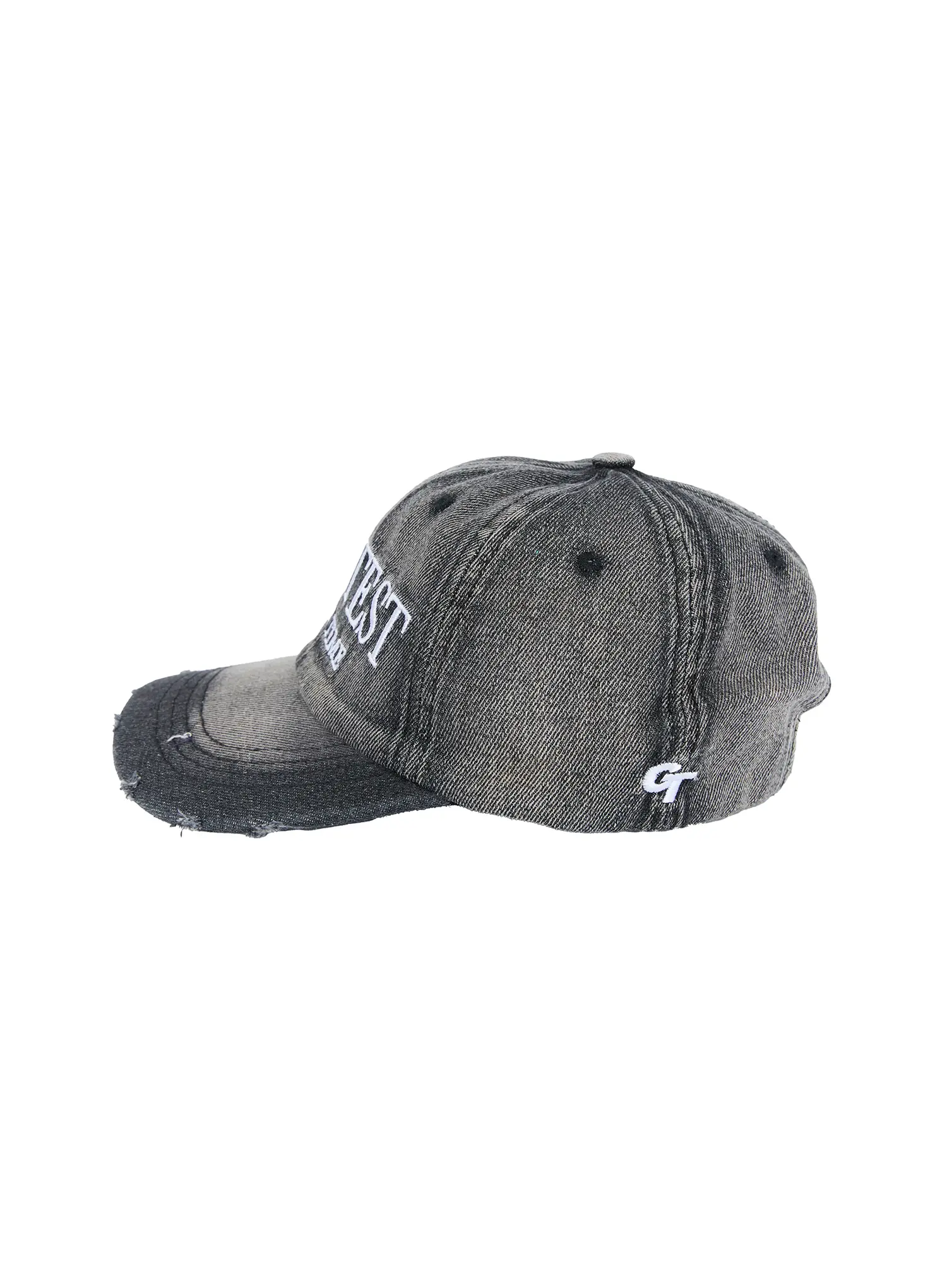 Men's Distressed-Denim Baseball Cap IL529 - Image 15