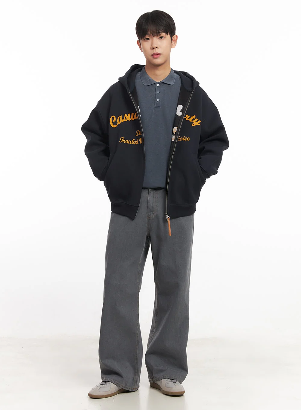 Men's Embroidered Hooded Jacket IM527 - Image 12