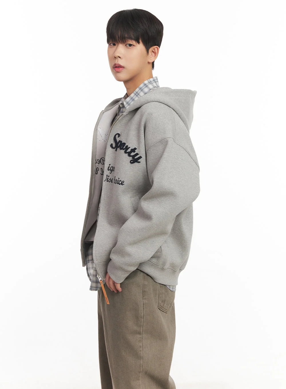 Men's Embroidered Hooded Jacket IM527 - Image 6