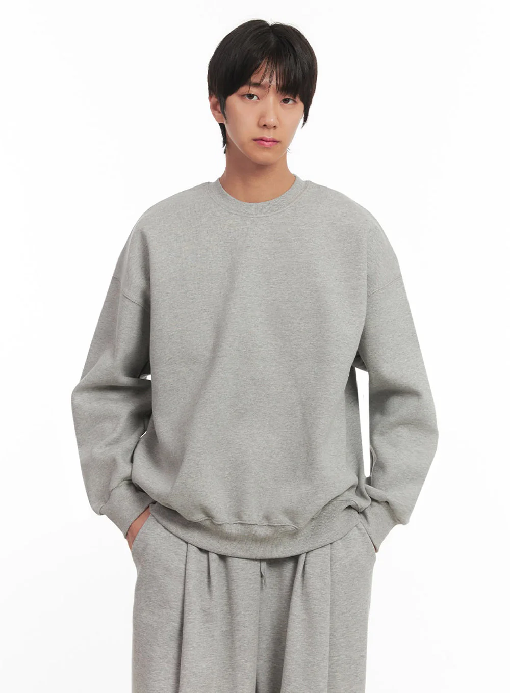 Men's Essential Cotton Sweatshirt IA510 - Image 3