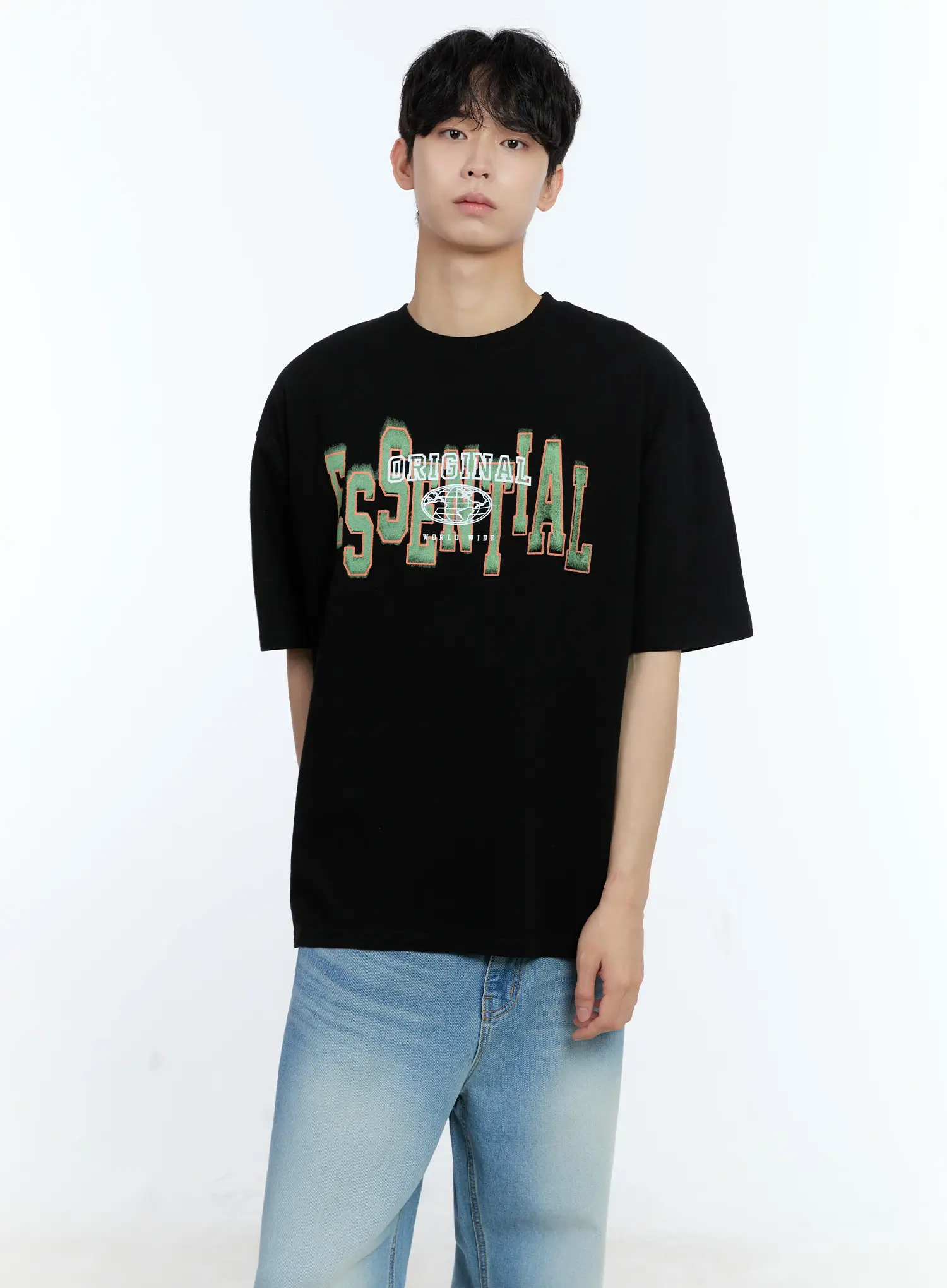 Men's Essential Graphic T-Shirt IL529 - Image 9