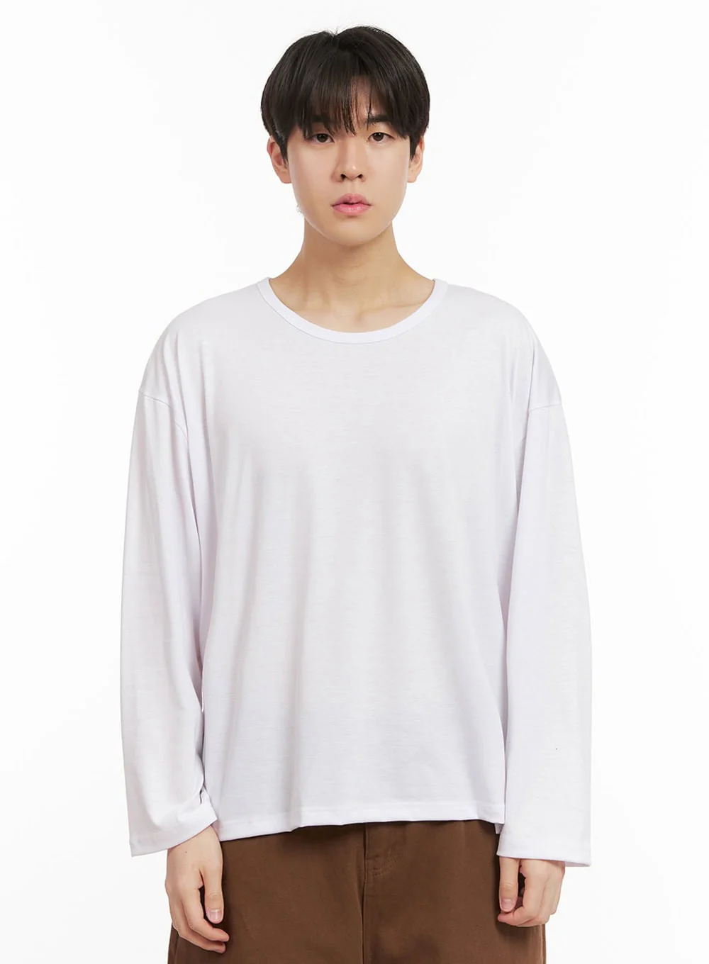 Men's Essential Long Sleeve Shirt IJ517 - Image 10