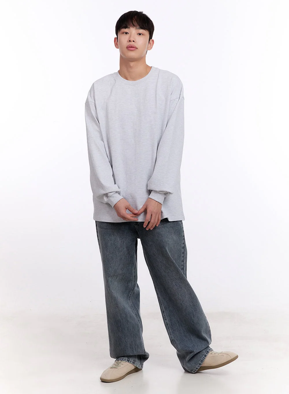 Men's Essential Long Sleeve Tee IM512 - Image 10