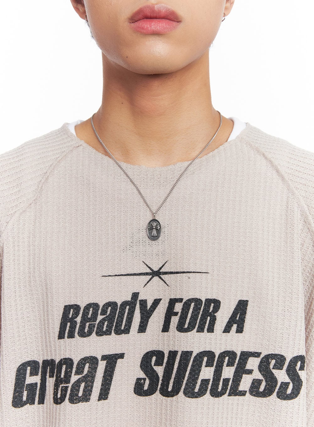 Men's Faith Pendant Necklace IY508 - Image 2