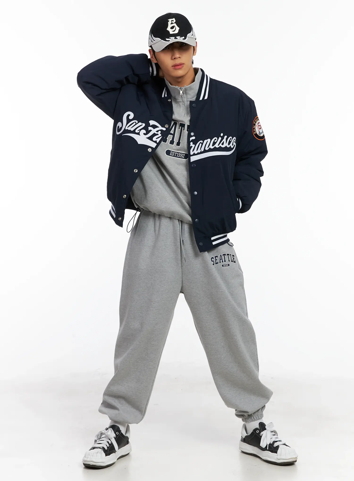 Men's Flame Baseball Cap ID511 - Image 7