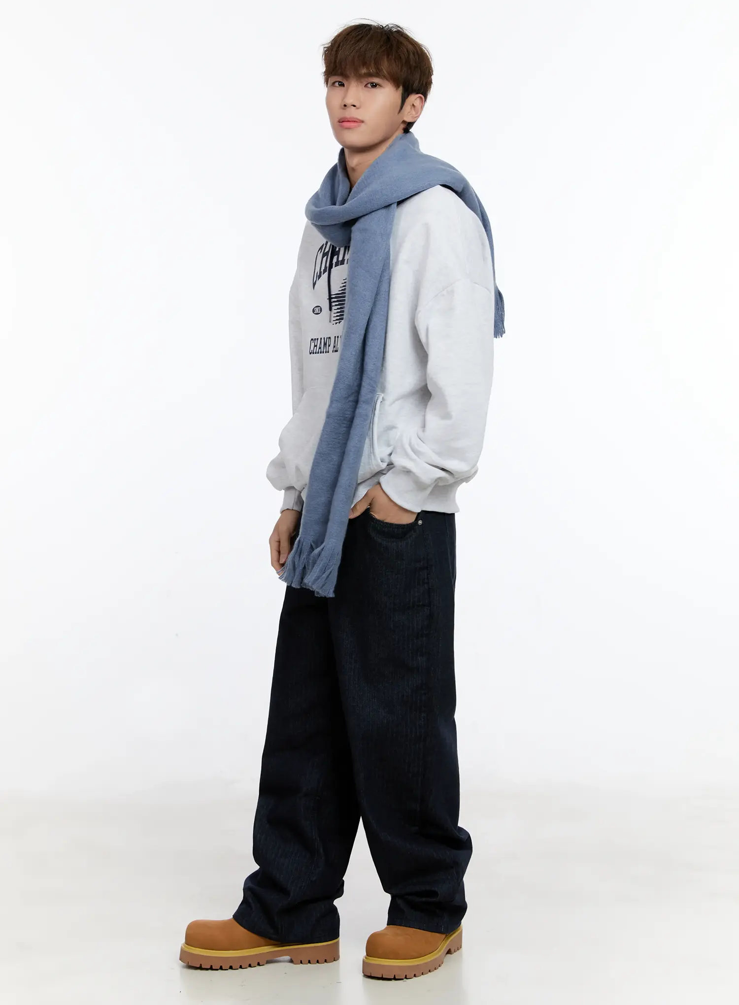 Men's Graphic Contrast Hoodie IN512 - Image 10