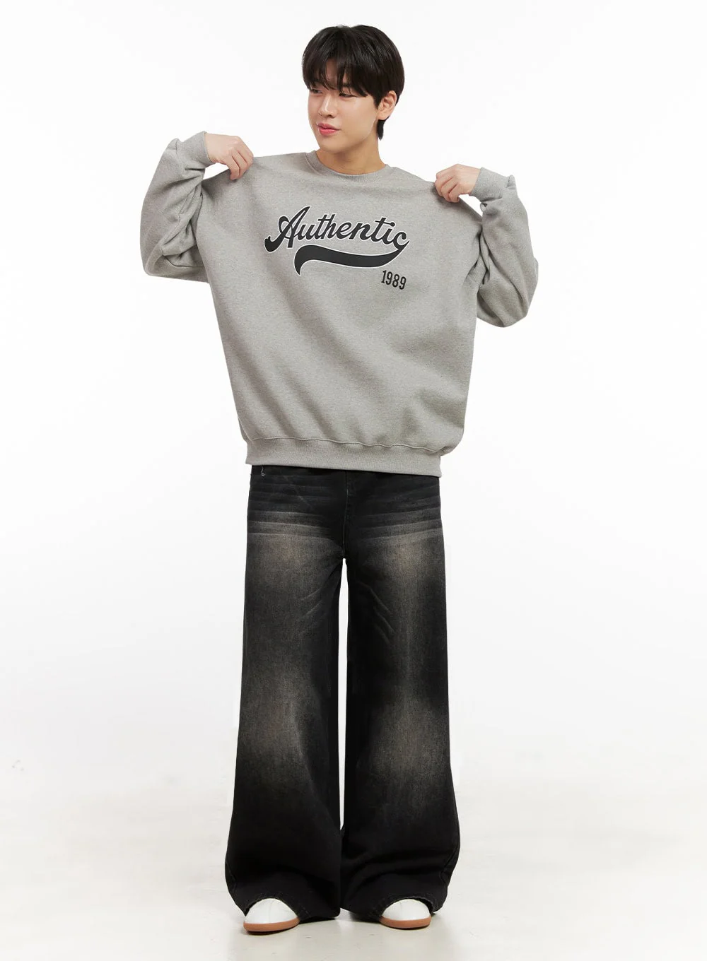 Men's Graphic Cotton Crew Neck IJ517 - Image 6
