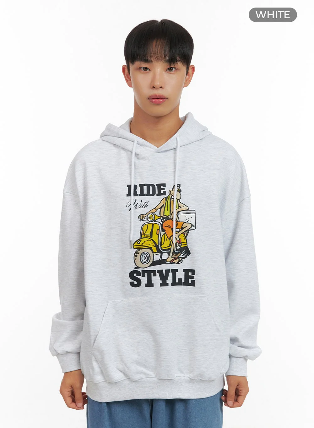 Men's Graphic Hooded Sweatshirt IS419 - Image 10
