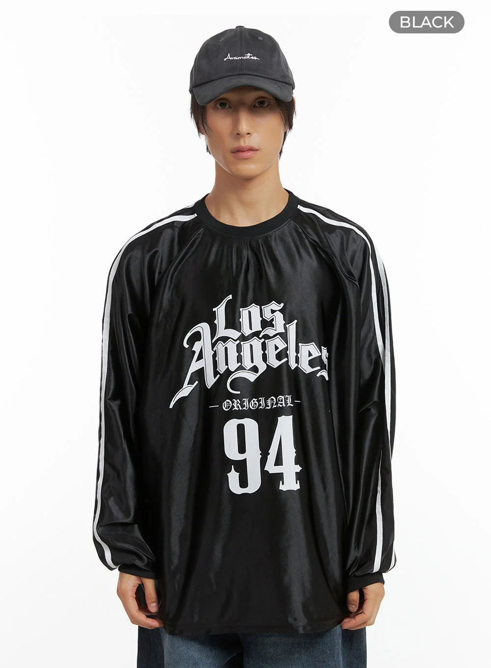 Men's Graphic Jersey Long Sleeve T-Shirt IO402 - Image 11