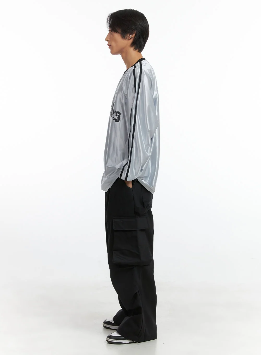 Men's Graphic Jersey Long Sleeve T-Shirt IO402 - Image 7