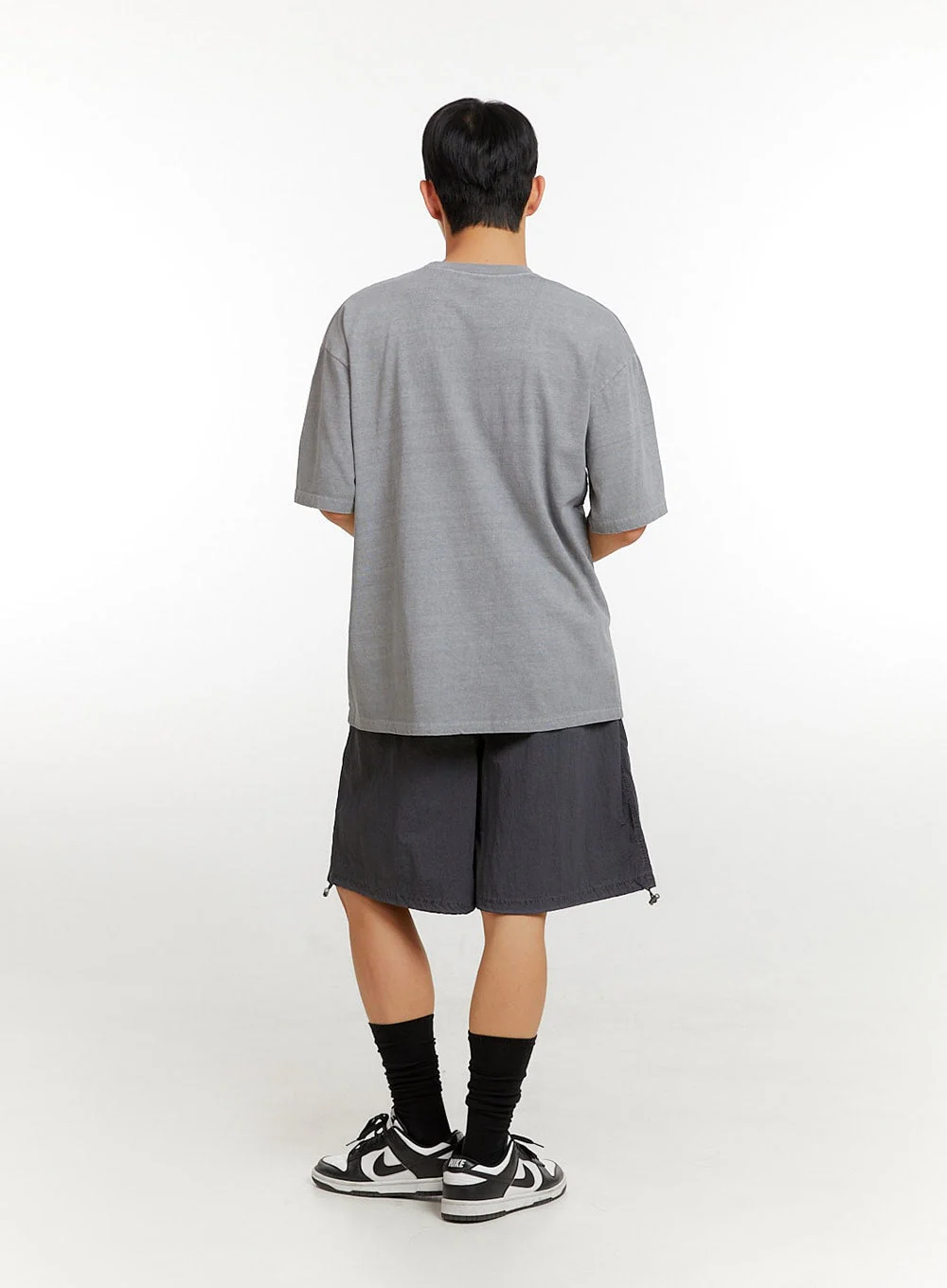 Men's Graphic Lettering T-Shirt IU427 - Image 8