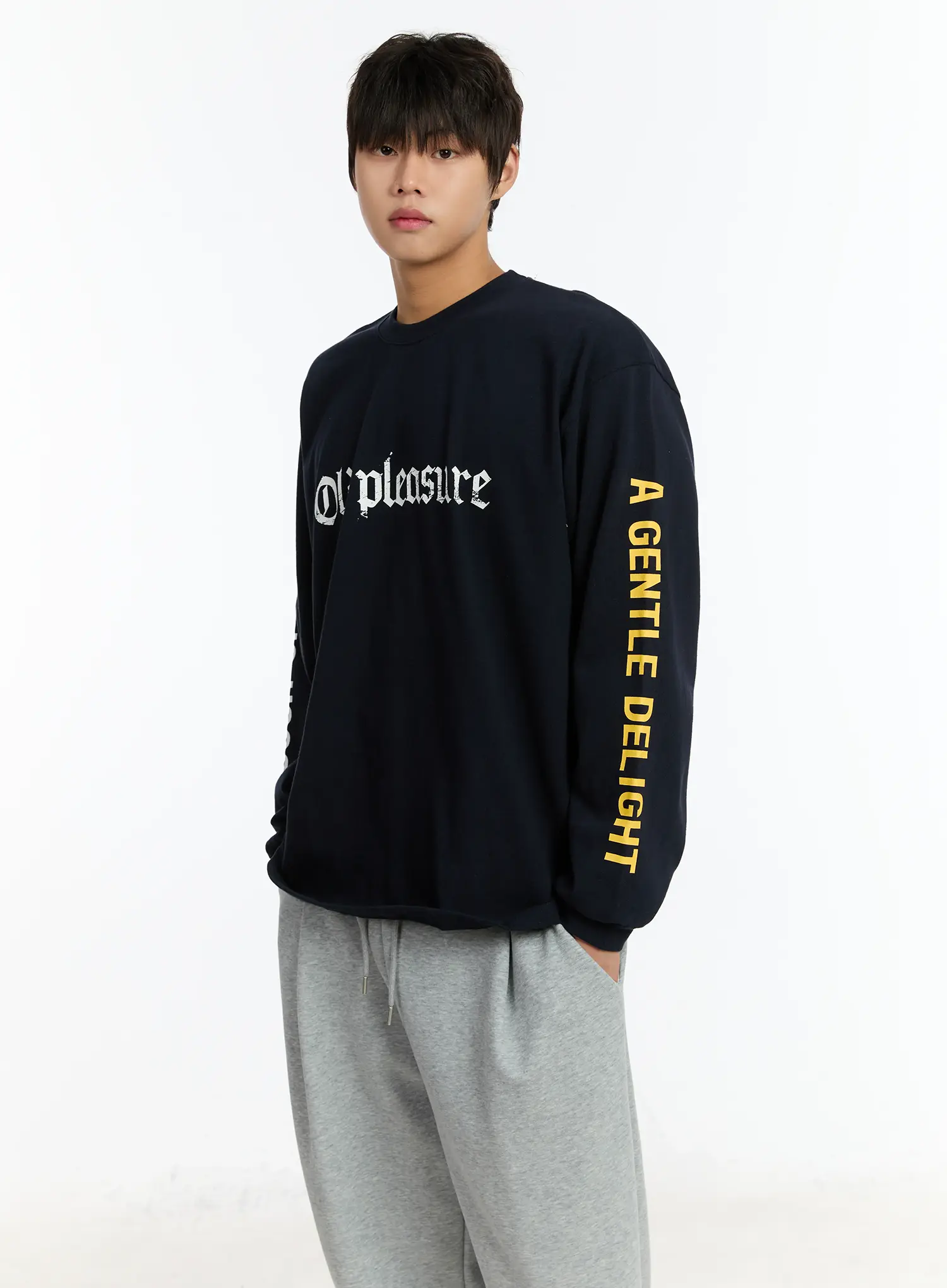 Men's Graphic Long Sleeve Tee IM502 - Image 7